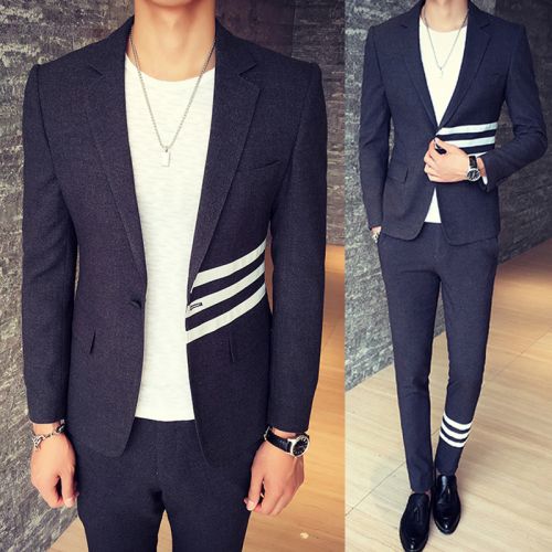 Costume homme en coton pour automne - Ref 1548878