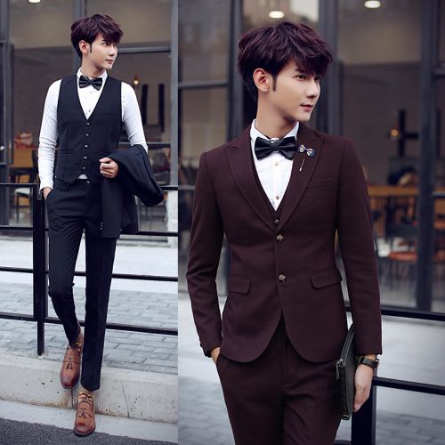 Costume homme en lainage pour automne - Ref 1549780