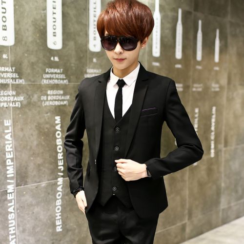 Costume homme HRFT Fibre de polyester fibres viscose rayonne pour automne - Ref 1549892