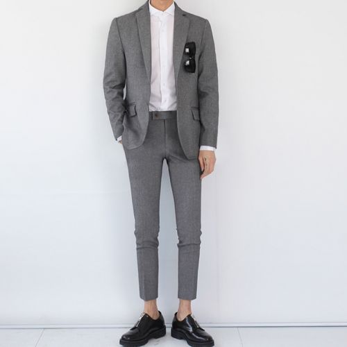 Costume homme en coton pour automne - Ref 1549934