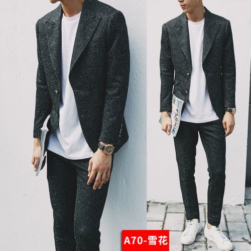 Costume homme en coton pour automne - Ref 1550293