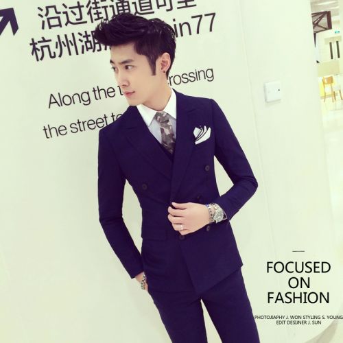 Costume homme en polyester pour automne - Ref 1550337