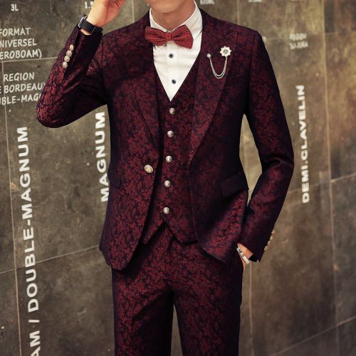 Costume homme en polyester pour printemps - Ref 1550339