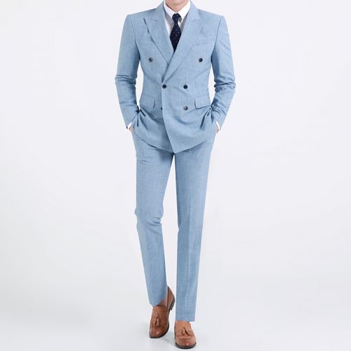 Costume homme NIFOMNIC de fibres polyester polyéthylène téréphtalate PET pour printemps - Ref 1550707
