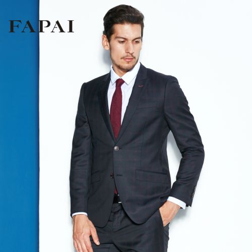 Costume homme fibre de polyester laine fibres viscose rayonne pour Quatre saisons - Ref 1550866