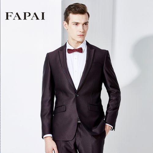 Costume homme Fibre de polyester fibres viscose rayonne pour printemps - Ref 1550898