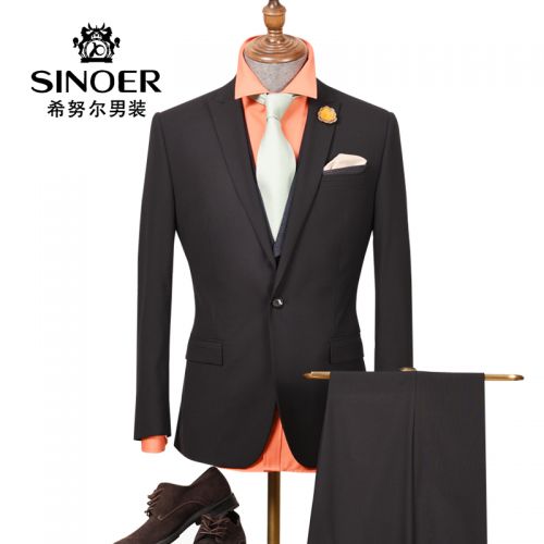 Costume homme SINOER en laine pour printemps - Ref 1551182