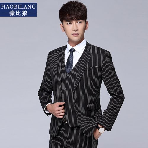 Costume homme Fibre de polyester fibres viscose rayonne pour automne - Ref 1551234