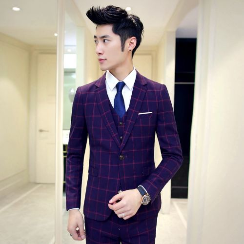 Costume homme en polyester pour printemps - Ref 1551304