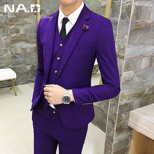 Costume homme de fibres viscose polyester, rayonne pour automne - Ref 1551321