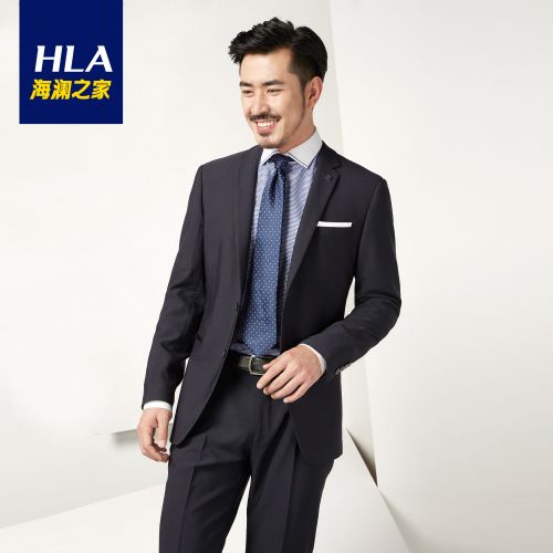 Costume homme HEILAN HOME fibre de polyester fibres viscose rayonne polyuréthane élastique spandex pour automne - Ref 1551409