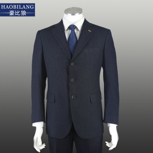 Costume homme Fibre de polyester fibres viscose rayonne pour printemps - Ref 1551845