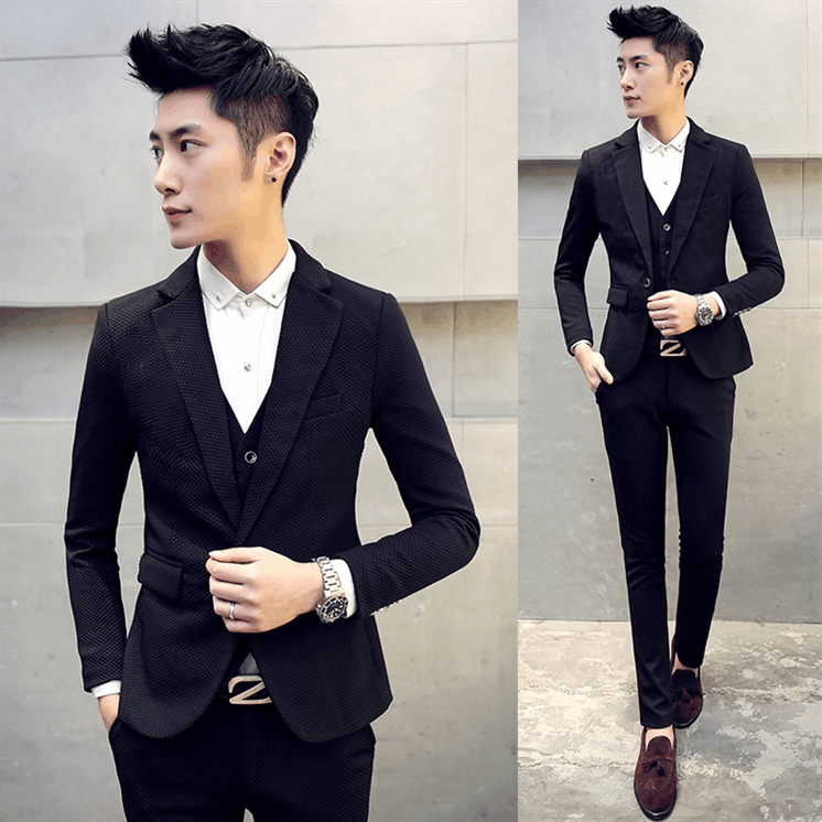 Costume homme FIRUNDIRI Polyester fibre élastique de polyuréthane spandex pour automne - Ref 1552084