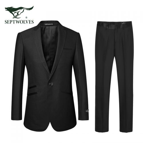 Costume homme SEPTWOLVES en polyester pour printemps - Ref 1552166