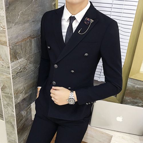Costume homme en coton pour automne - Ref 1552858