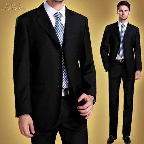 Costume homme LIANBANGBOS de polyéthylène téréphtalate PET des fibres viscose , coton pour automne - Ref 1553100