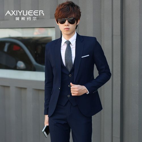 Costume homme Fibre de polyester fibres viscose rayonne pour Quatre saisons - Ref 1553240