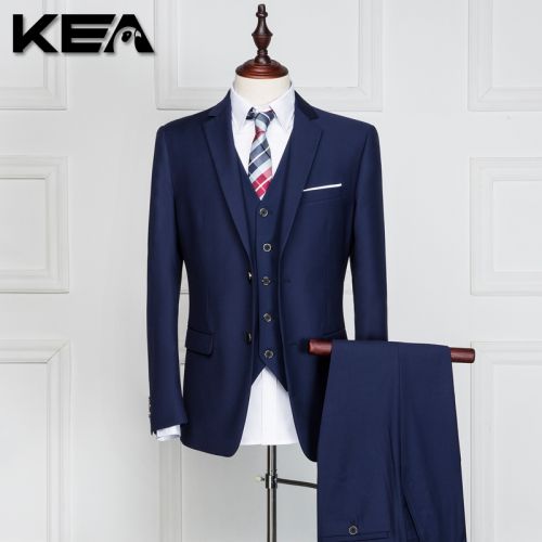 Costume homme Fibre de polyester fibres viscose rayonne pour automne - Ref 1553272