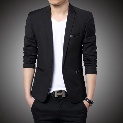 Costume homme en polyester pour printemps - Ref 1553898