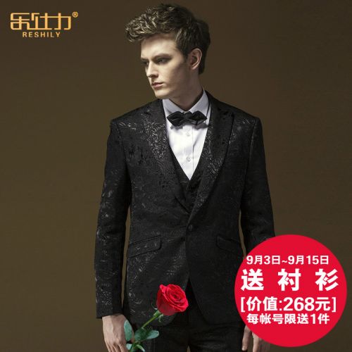 Costume homme RESHILY Fibre de polyester fibres viscose rayonne pour Quatre saisons - Ref 1554041