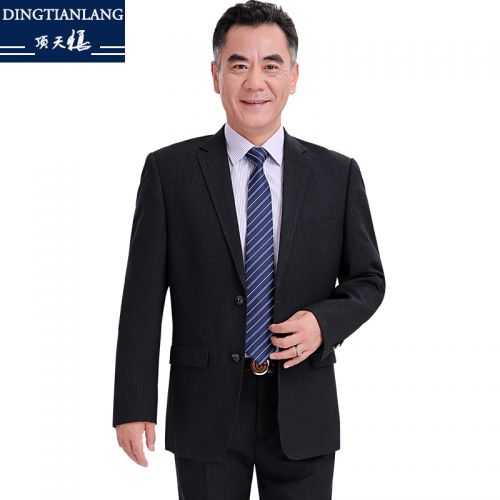 Costume homme fibre de polyester fibres viscose rayonne pour automne - Ref 1554275