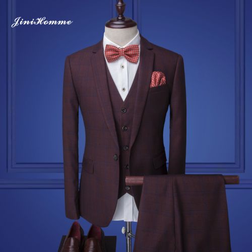 Costume homme JINIHOMME Fibre de polyester fibres viscose rayonne pour Quatre saisons - Ref 1554288