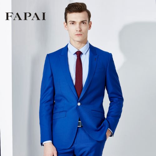 Costume homme La fibre de polyester laine pour printemps - Ref 1554300