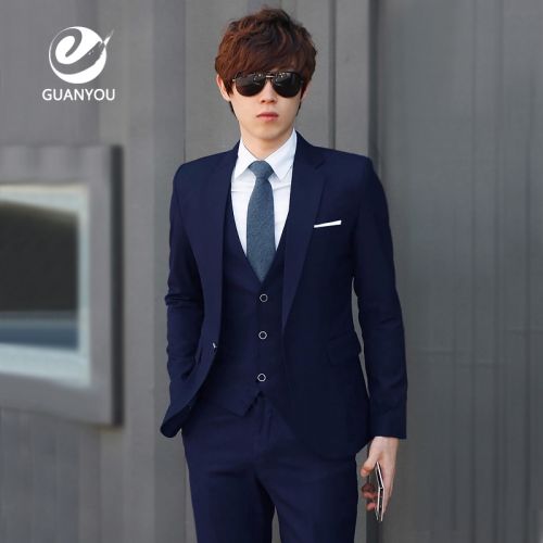 Costume homme en polyester pour printemps - Ref 1554374