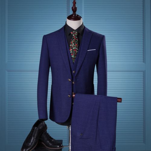 Costume homme POSHAWN de fibres viscose polyester, rayonne pour Quatre saisons - Ref 1554494