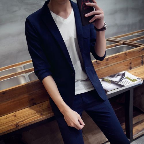 Costume homme en chanvre pour été - Ref 1555209