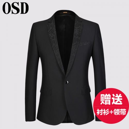 Costume homme Fibre de polyester fibres viscose rayonne pour printemps - Ref 1555764