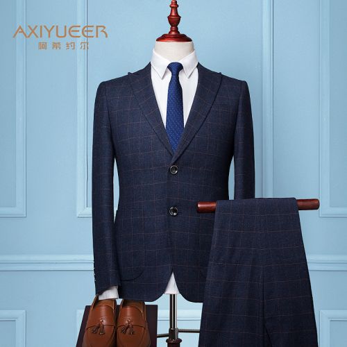 Costume homme Fibre de polyester fibres viscose rayonne pour hiver - Ref 1555793