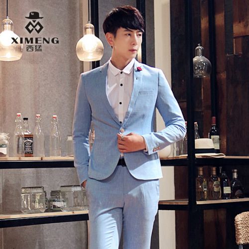 Costume homme en polyester pour printemps - Ref 1556146