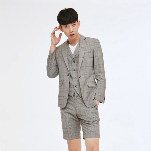 Costume homme FACETON Fibre de polyester fibres viscose rayonne pour été - Ref 1556307