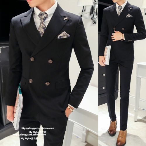 Costume homme en coton pour automne - Ref 1556559