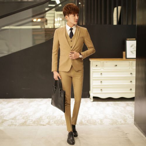 Costume homme en chanvre pour automne - Ref 1556998