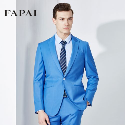 Costume homme Fibre de polyester fibres viscose rayonne pour printemps - Ref 1557048