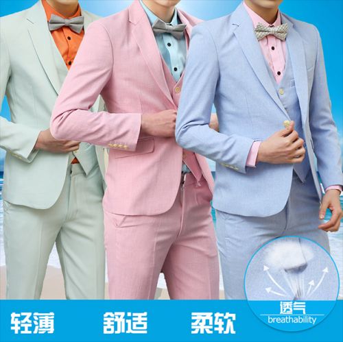 Costume homme en chanvre pour Quatre saisons - Ref 1557077