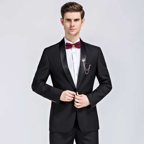 Costume homme POSHAWN de fibres viscose polyester, rayonne pour Quatre saisons - Ref 1557266