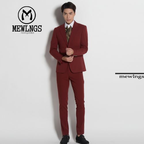 Costume homme MEWLNGS coton, de fibres lin nouveau polyester pour automne - Ref 1558067