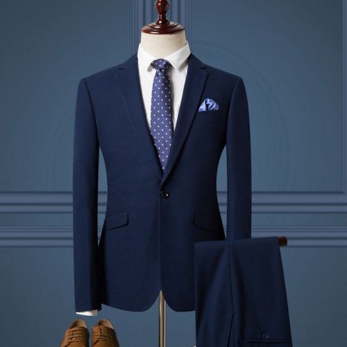 Costume homme SAROUYA fibre de polyester fibres viscose rayonne polyuréthane élastique spandex pour automne - Ref 1558124