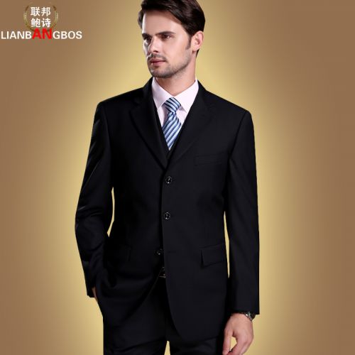 Costume homme LIANBANGBOS de polyéthylène téréphtalate PET des fibres viscose , coton pour Quatre saisons - Ref 1558148