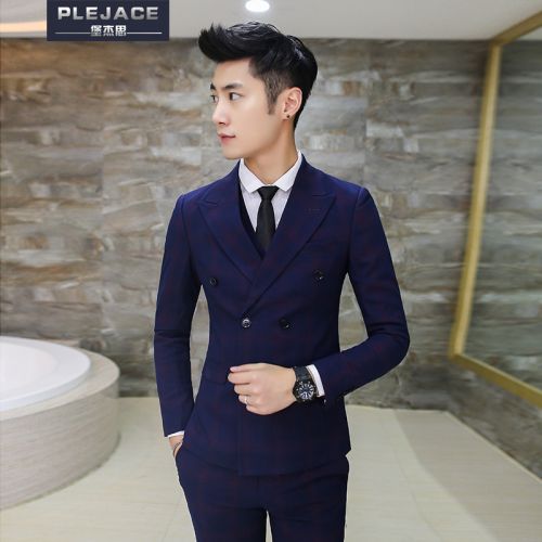 Costume homme PLEJACE Fibre de polyester fibres viscose rayonne pour automne - Ref 1558173