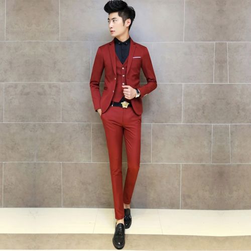 Costume homme en coton pour automne - Ref 1558553