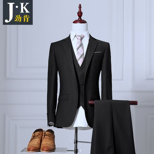 Costume homme JEEKRRNG Fibre de polyester fibres viscose rayonne pour Quatre saisons - Ref 1558712