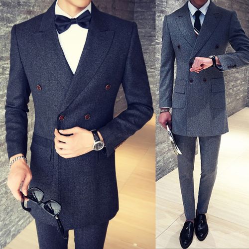 Costume homme en coton pour automne - Ref 1558812
