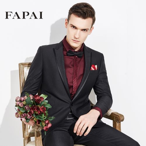 Costume homme Fibre de polyester fibres viscose rayonne pour automne - Ref 1558938