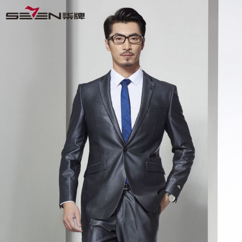 Costume homme SEVEN7 en polyester pour printemps - Ref 1558970