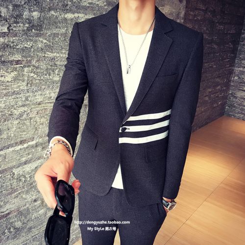 Costume homme en coton pour automne - Ref 1559232