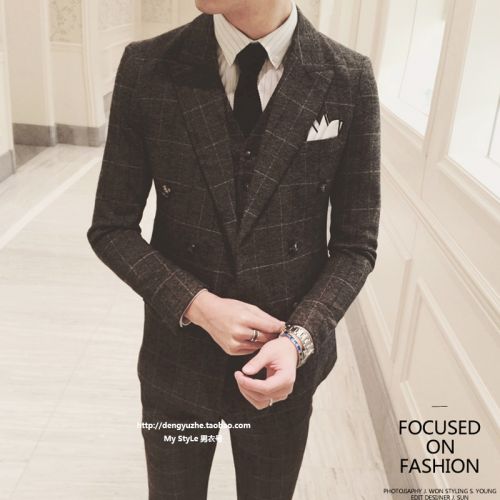 Costume homme en coton pour automne - Ref 1559249